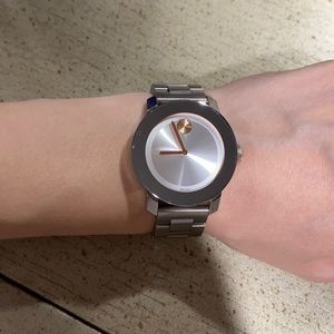 Movado stainless steel watch